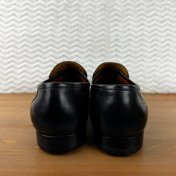 Allen Edmonds Mens Leather Loafers Lugano Wide Dress Made Italy 10.5 EE 49910 - Picture 7 of 15